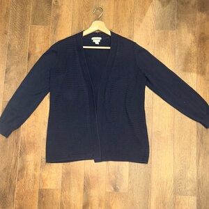 L.L Bean Open Front Supima Cotton‎ Cardigan